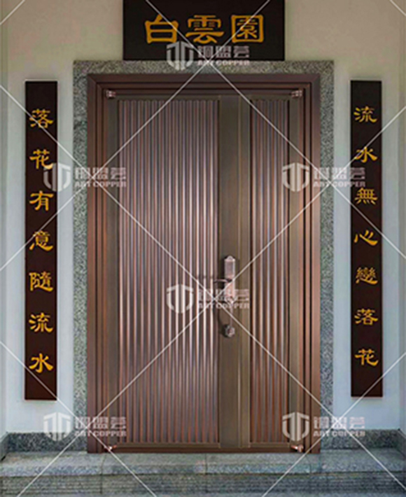 現(xiàn)代簡約子母銅門_選擇子母銅門款式